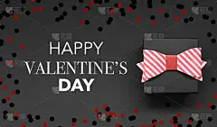 黑色星期五,文字,蝴蝶结,包装纸,黑色背景,请柬,贺卡,暗色,一个物体,情人节卡