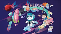 绘王数位屏桌面插画设计