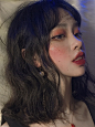 假发女中长发橙色羊毛卷泡面头蓬松玉米烫网红圆脸短卷发全头套式-淘宝网