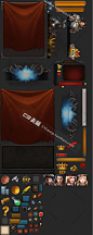 欧美魔兽海洋金属朋克航战争手游游戏UI界面勋章图标建筑升级素材-淘宝网