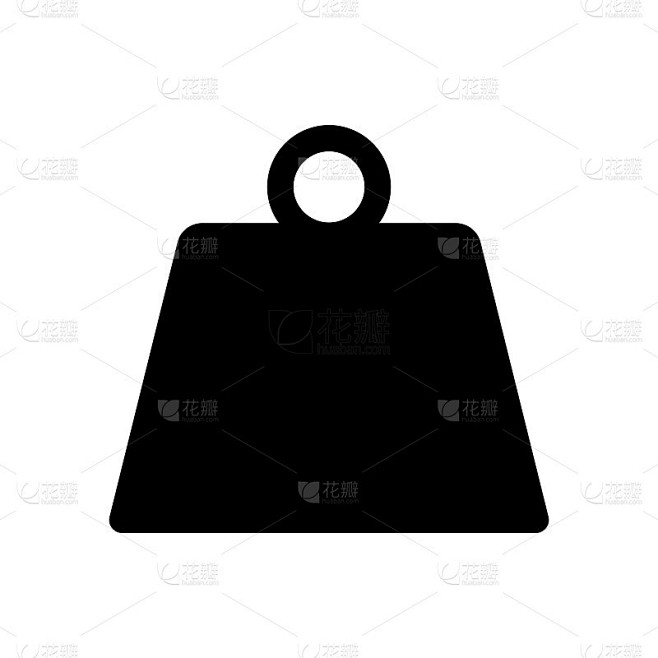 金属重量，kg，重图标矢量