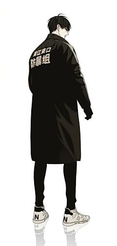 酒叟洛洛采集到全身人物(人物插画)