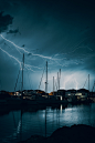 Boat, mast, lightning and sky HD photo by Andreas Fidler (@speckfechta) on Unsplash : Download this photo by Andreas Fidler (@speckfechta)