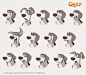 Expresiones básicas de Ozzy, el beagle protagonista de la película de animación “Ozzy, la película”

Ozzy’s basic expressions sheet. Ozzy is the main character of the animation feature “Ozzy, the Fast and the Furriest “
#characterdesign #animation #visual