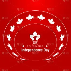 加拿大,美国国庆日,式样,贺卡,白色,国内著名景点,白昼,红色,七月,问候