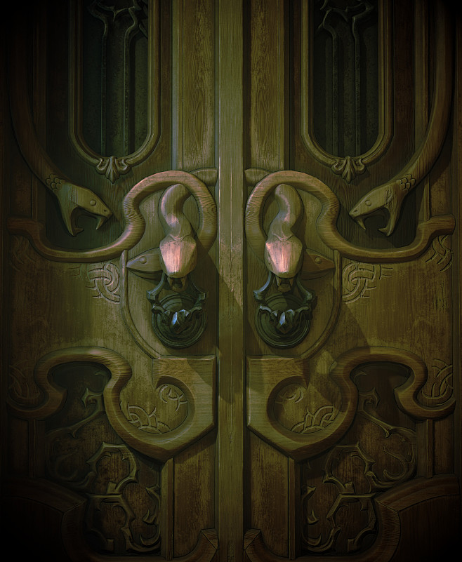 Medusa Door, Anton C...