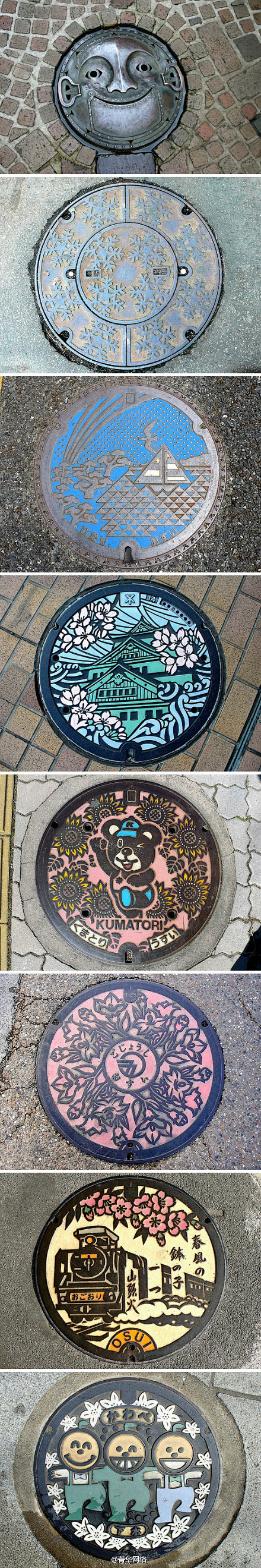日本井盖插画设计