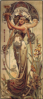 Art nouveau advert for Roederer champagne