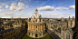 牛津大学天际线和拉德克里夫相机的全景照片图片下载