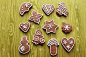 姜饼蛋糕,饼干,饮食,水平画幅,无人,符号,姜饼人,圣诞树,小吃