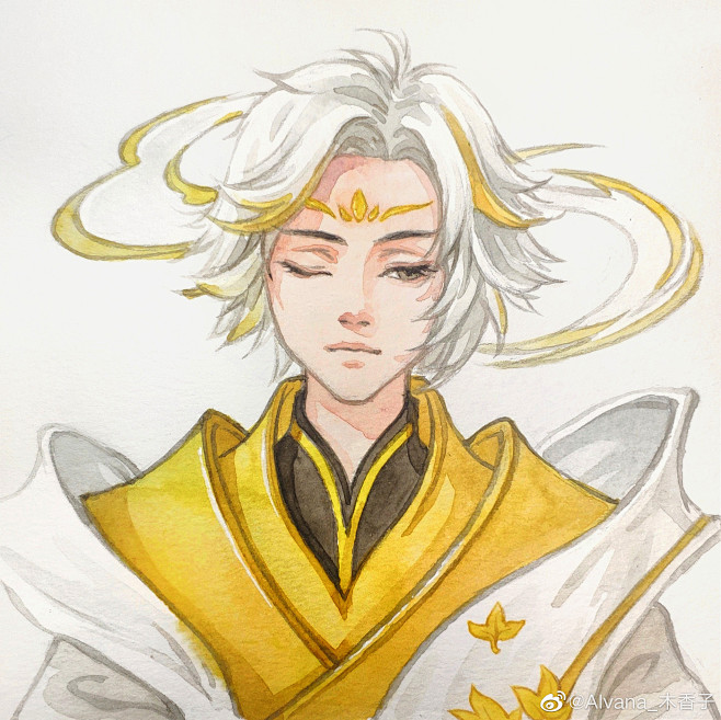 王者荣耀头像手绘五岳