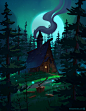 ArtStation - Cabin in the Woods, Tim Kaminski