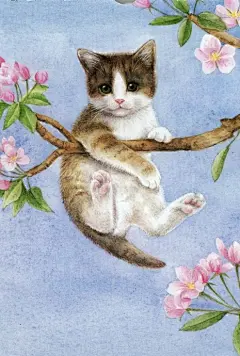 【复古插画，呆萌一脸的喵星人！】           http://t.cn/8keqaZr
