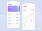 Cryptocurrency App trading etherium bitcoin graphic crypto wallet wallet cryptocurrency free product purrweb mobile app design ux ui figma