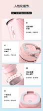 奥克斯榨汁机家用水果小型便携式网红榨汁杯电动充电迷你炸果汁机-tmall.com天猫
