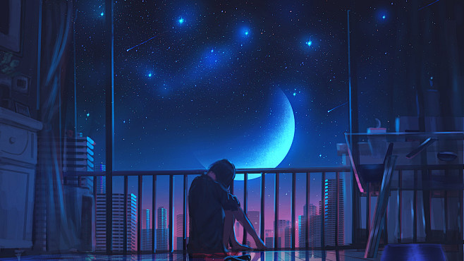 #电脑壁纸 #PC背景 #插画设计 #景...
