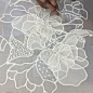 “#NKBridal 2016. #NaeemKhan Hand made appliqués embroidery. Style #Marcella.”: 