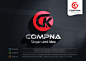 AI CK字母LOGO