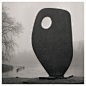 Single form. By Barbara Hepworth.Battersea park. 2008: 