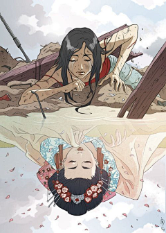 貝吉塔sama采集到欣赏_创意插画/摄影