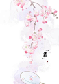 《春分》系列——梨花淡白、柳烟拂水、落樱沾衣、芍药初开