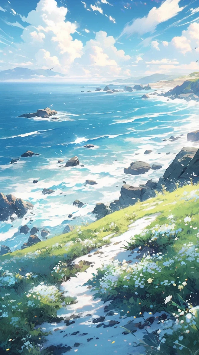 ✨置身在这柔软的海浪里！｜壁纸