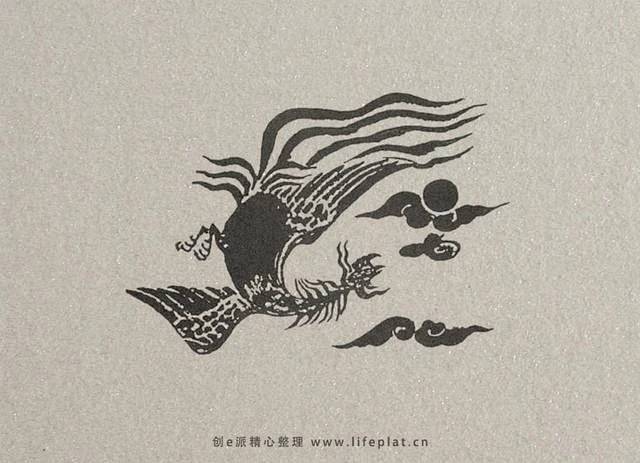 中国古代传说中的瑞鸟——凤凰的纹样图腾-花瓣网