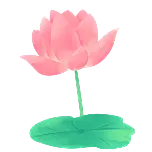 荷花动态贴纸