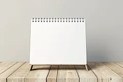 简约台历样机图片摄影图