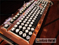 【Chelsea Hotel】美国直邮限量手工制蒸汽朋克Steampunk复古键盘-淘宝网