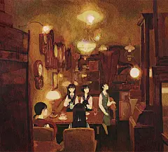 #插画#
日本插画师Jun Kumaori的作品以明快而淡雅的色彩渲染气氛，记录了少女时代纯真的一面及内心世界的梦幻情节。