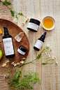 Still life product photography from rebranding ad campaign for Laurel Whole Plant Organics  skincare line.  Styling by Laura Cook. Photo by San Francisco still life photographers  Trinette+Chris.: 