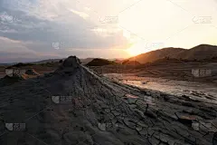 火山,泥,地震,水,气候,沙子,研磨食品,平视角,干的,全球通讯