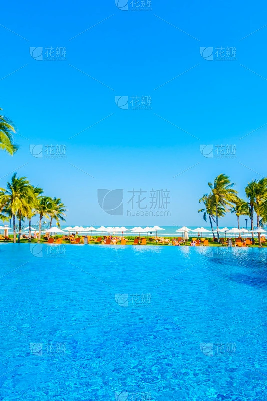 游泳池素材-花瓣网