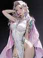 xuexing-chen-idea-an-anime-beautiful-chinese-girl-in-white-and-purple-posing-a382e952-f299-4089-ad6c-c3547df4963e