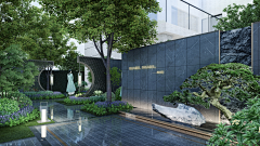 噬于黄昏采集到效果图 庭院