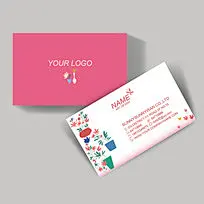 鲜花店盆栽名片设计