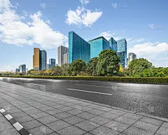 现代办公大楼在云天与空路地板