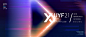 抽象艺术光感科技三角燥波故障风活动KV海报主视觉设计文件 T204-淘宝网