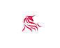 独角兽图标设计 独角兽logo 线条 骏马 天马 洋红 动物 商标设计  图标 图形 标志 logo 国外 外国 国内 品牌 设计 创意 欣赏