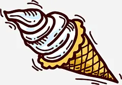 卡通手绘甜品冰淇淋高清素材 冰淇淋 卡通 手绘 甜品 矢量图案 食物 餐饮 免抠png 设计图片 免费下载