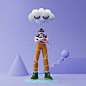 Huawei - Stickers P30 Pro : I was commissioned by Huawei Design team to collaborate on an innovative sticker pack design for their new mobile platform for the Huawei P30 Pro. For this, Huawei create a design contest to select the most creative sticker pac