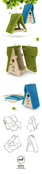 Birdhouse design on Behance