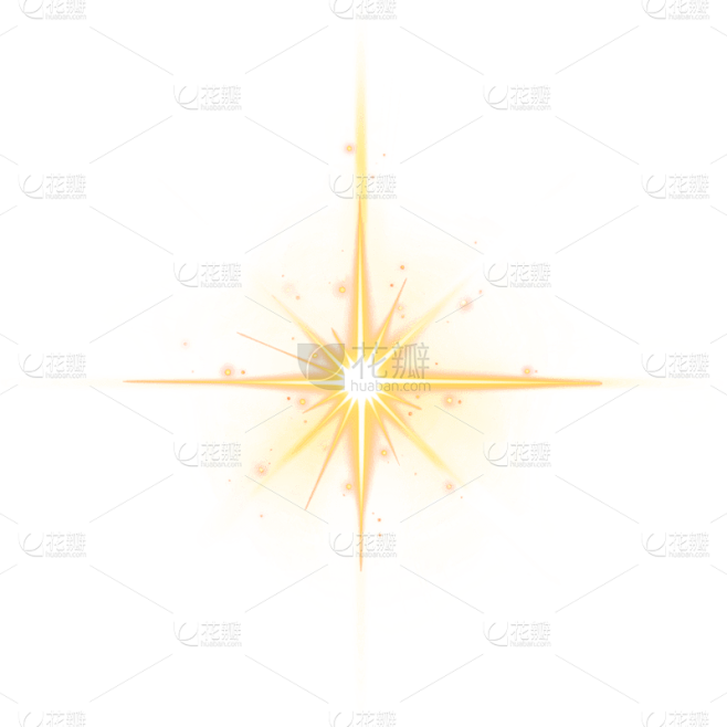 金黄色发光光效元素
