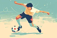 个性校园趣味运动会图片插画