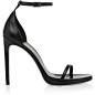 Saint Laurent Jane leather sandals : Saint Laurent Jane leather sandals and other apparel, accessories and trends. Browse and shop related looks.