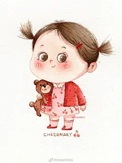 水彩Q版人物集～ by：cheerMary ​​​​