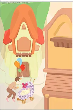 手绘风格哄孩子的男孩矢量人物插画AI|绘画设计|角色|卡通人物|卡通人物图片|漫画人物|人物插画|人物素材|人物图片|矢量人物|矢量图|手绘人物|水彩