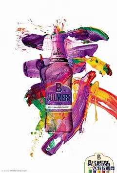 Bulmers创意果酒海报设计 飞特网 海报设计