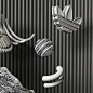 Adidas Yeezy Boost // CG Visuals : Visual experiments created in CG exploring playful compositions and bringing to life the materials and shapes of the Adidas Yeezy Boost shoe